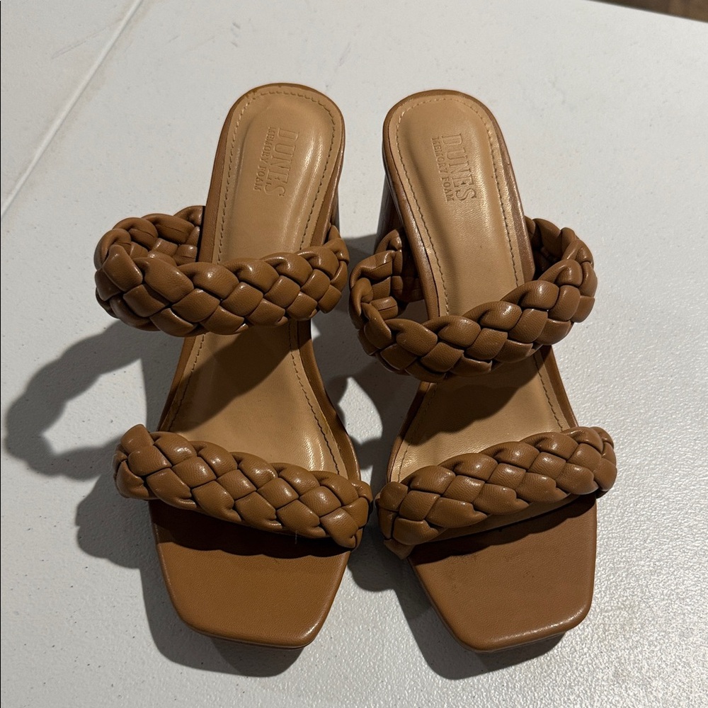 Tan Braided Women's Sandals